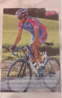 Autographe Alessandro Cortinivis Lampre 2004 - Cyclisme