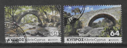 Zypern / Cyprus  2018 , EUROPA CEPT / Pontes / Brücken / Bridge - Gestempelt / Fine Used / (o) - 2018