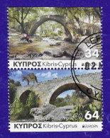 Zypern / Cyprus  2018 , EUROPA CEPT / Pontes / Brücken / Bridge - Booklet - Gestempelt / Fine Used / (o) - 2018