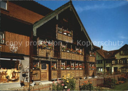 12563711 Appenzell IR Bemaltes Haus Des Glockensattlers Engelgasse Appenzell - Altri & Non Classificati