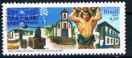 Brasilien 3905 - Sabara, Historische Stadt - Architektur, Kirche, Skulptur - Unused Stamps