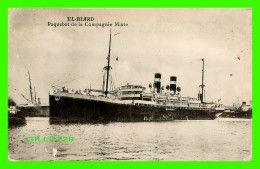 SHIP, BATEAUX - " EL-BIARD " PAQUEBOT DE LA COMPAGNIE MIXTE - - Steamers