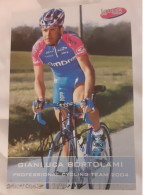 Autographe Gianluca Bortolami Lampre 2004 - Cycling