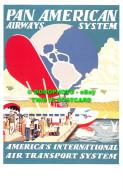 R542056 Pan American Airways System. Dalkeith Classic Poster Card No. P 57. 1929 - Welt