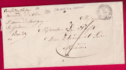 CAD TYPE 15 ST GENGOUX LE ROYAL 1857 OR SAVIGNY SUR GROSNE FRANCHISE DU MAIRE POUR MACON SAONE ET LOIRE LETTRE - 1801-1848: Vorläufer XIX