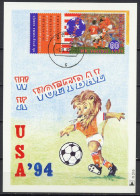 Netherlands 1994 Football Soccer World Cup Stamp On Maximumcard - 1994 – Stati Uniti