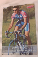 Autographe Patxi Vila Lampre 2004 - Cyclisme