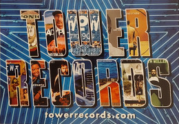 Carte Postale (Tower Records) Illustration : Carolyn Hazard - Reclame