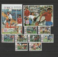 Nevis 1993 Football Soccer World Cup Set Of 8 + 2 S/s MNH - 1994 – Stati Uniti