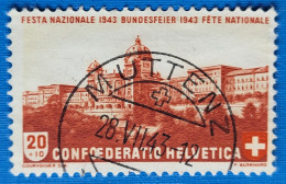 1943 Zu B 21 PRO PATRIA Obl. MUTTENZ 28.7.43 LUXE Voir Description - Used Stamps