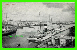 SHIP, BATEAUX - PAQUEBOTS AU PORT DE NAPOLI, ITALIE, CAMPAGNA  - R & C - - Steamers