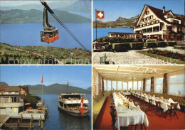 12537681 Beckenried Seilbahn Anlegestelle Gasthaus Beckenried - Altri & Non Classificati