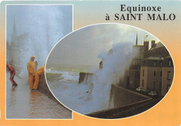 SAINT MALO EQUINOXE Tempete D Equinoxe A L Assaut Des Remaprts 14(scan Recto-verso) MA2111 - Rennes