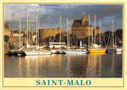 SAINT MALO Le Donjon Vu Du Bassin Dugguay Trouin 13(scan Recto-verso) MA2111 - Saint Malo