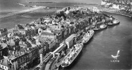 DIEPPE Le Port  Vue D'avion. Carte Photographique ARGENTIQUE Ed LAPIE Dentelée Vierge  .24 MA2116Ter - Dieppe