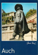 AUCH  Capitaine Mousquetaire D'ARTAGNAN De Gascogne Statue  23   (scan Recto-verso)MA2132Ter - Auch