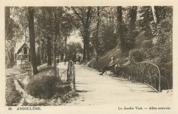 ANGOULEME  Le  Jardin Vert Allée Centrale  43   (scan Recto-verso)MA2132Bis - Angouleme