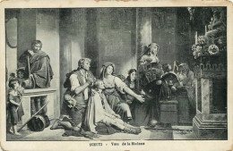 Victor SCHNETZ  Le Voeu à La Madone Schutz PARIS LOUVRE  15  (scan Recto-verso)MA2130Ter - Peintures & Tableaux