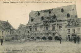 Nieuport  Nieuwpoort  Ruines Des Halles  13  (scan Recto-verso)MA2130Ter - Nieuwpoort