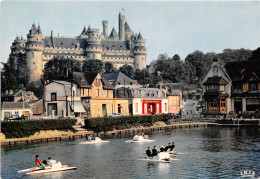 PIERREFONDS Les Pedalos Au Fond Le Chateau 27(scan Recto-verso) MA2129 - Pierrefonds