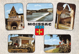 MOISSAC Eglise Saint Pierre Moulin Et Chaussee Sur Le Tarn 21(scan Recto-verso) MA2127 - Moissac