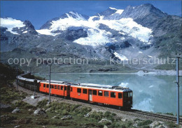 12522363 Berninabahn Lago Bianco Berninapass  Eisenbahn - Autres & Non Classés