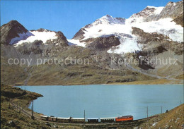 12522362 Rhaetische Bahn Lago Bianco Berninapass  Eisenbahn - Autres & Non Classés