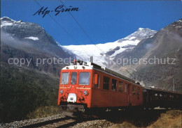 12522360 Berninabahn Alp Gruem Paluegletscher  Eisenbahn - Autres & Non Classés