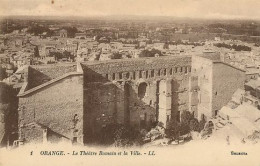 ORANGE  Vue Panoramique De La Ville Et Du Theatre  15   (scan Recto-verso)MA2144Ter - Orange