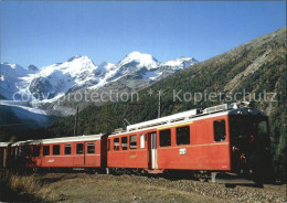 12522358 Berninabahn Morteratsch Eisenbahn - Autres & Non Classés