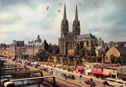 QUIMPER La Cathedrale Et Quais De L Odet 14(scan Recto-verso) MA2168 - Quimper