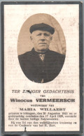 Bidprentje Ichtegem - Vermeersch Winocus (1843-1929) Beschadigd Achterzijde - Devotion Images