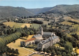 DOURGNE Vue Aerienne L Abbaye St Benoit D En Calcat Et La Montagne Noire 24(scan Recto-verso) MA2166 - Dourgne