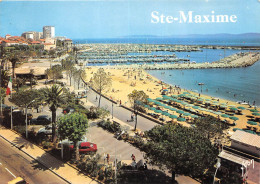 SAINTE MAXIME La Plage Et Le Port 21(scan Recto-verso) MA2165 - Sainte-Maxime