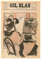 GIL BLAS Illustré Dessin De STEINLEN PARIS   9  (scan Recto-verso)MA2164Bis - Distretto: 12