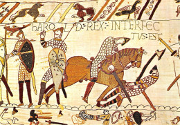 BAYEUX Tapisserie De La Reine Mathilde Harold Succombe Atteint Par Une Fleche Normande 15(scan Recto-verso) MA2160 - Bayeux