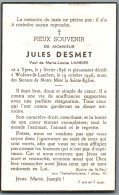 Bidprentje Ieper - Desmet Jules (1856-1946) - Devotion Images