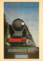 Southern Railway Bournemouth Belle Train Locomotive Rail  12   (scan Recto-verso)MA2174Bis - Treinen