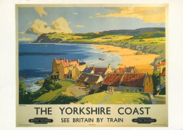 British Railways THE YORKSHIRE COAST Railway  Train Locomotive Rail  21   (scan Recto-verso)MA2174Bis - Treni