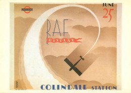 RAF Display COLLINDALE  STATION  London Museum   AVION  Aeronautique Hydravion 24   (scan Recto-verso)MA2174Bis - 1939-1945: 2ème Guerre