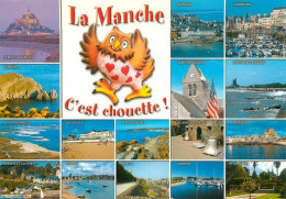 La MANCHE C'est Chouette Cherbourg Carteret Portbail Barfleur Jobourg Gateville  41 (scan Recto-verso)MA2171Ter - Barfleur