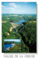 Vallée De La Creuse  Vue Du Ciel Le Barrage D'eguzon  32   (scan Recto-verso)MA2168Ter - Le Blanc