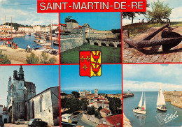 SAINT MARTIN DE RE Le Port La Porte Des Campani Vieille Ancre Les Ruines De L Eglise 24(scan Recto-verso) MA2184 - Saint-Martin-de-Ré