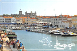 ST MARTIN DE RE Le Port De Peche Et De Plaisance Clocher De L Eglise Fortifiee 1(scan Recto-verso) MA2183 - Saint-Martin-de-Ré