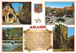 MIRANDE Vue Sur L Eglise Place D Astarac La Cascade 9(scan Recto-verso) MA2179 - Mirande