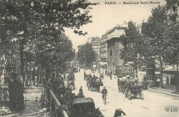 PARIS  Boulevard Saint Martin  18   (scan Recto-verso)MA2176Ter - Arrondissement: 10