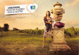 L AQUITAINE Vous Ne Voudrez Plus La Quitter 2(scan Recto-verso) MB2311 - Publicité