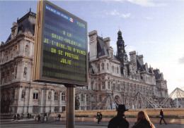 A La Saint Valentin Vos Mots D Amour S Affichent Dans Tout Paris 3(scan Recto-verso) MB2311 - Werbepostkarten