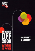 AVIGNON FESTIVAL ET SCIE AVIGNON OFF Le Plus Grand Theatre Du Monde 26(scan Recto-verso) MB2313 - Advertising