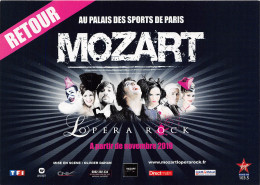 MOZART L OPERA ROCK AU PALAIS DES SPORTS DE PARIS 24(scan Recto-verso) MB2318 - Werbepostkarten